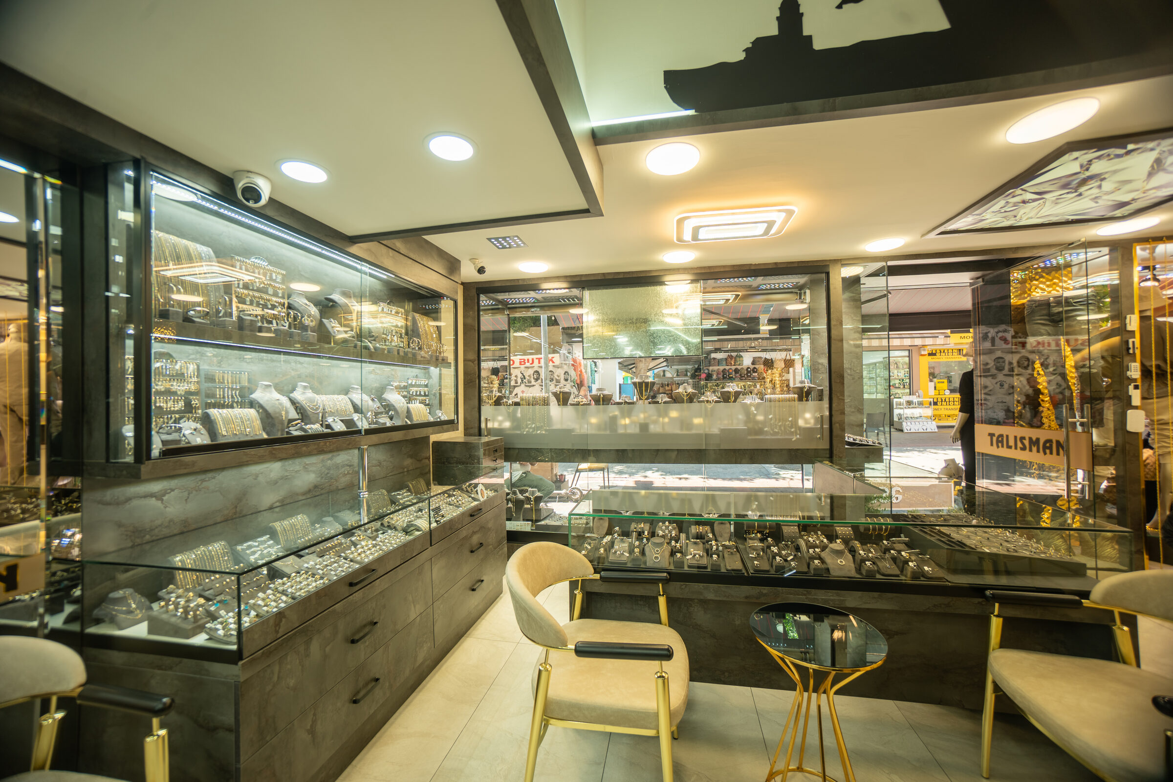 Customer consultation area inside Talisman Jewellery